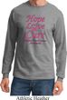 Breast Cancer Awareness Hope Love Cure Long Sleeve