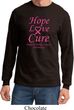 Breast Cancer Awareness Hope Love Cure Long Sleeve