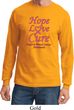 Breast Cancer Awareness Hope Love Cure Long Sleeve