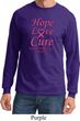 Breast Cancer Awareness Hope Love Cure Long Sleeve
