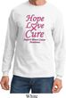 Breast Cancer Awareness Hope Love Cure Long Sleeve