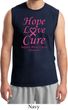 Breast Cancer Awareness Hope Love Cure Muscle Shirt