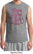 Breast Cancer Awareness Hope Love Cure Muscle Shirt