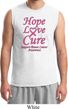 Breast Cancer Awareness Hope Love Cure Muscle Shirt