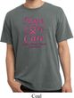 Breast Cancer Awareness Hope Love Cure Pigment Dyed Shirt
