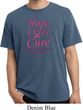 Breast Cancer Awareness Hope Love Cure Pigment Dyed Shirt