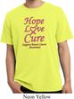 Breast Cancer Awareness Hope Love Cure Pigment Dyed Shirt