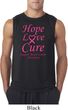 Breast Cancer Awareness Hope Love Cure Sleeveless Shirt