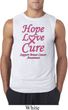 Breast Cancer Awareness Hope Love Cure Sleeveless Shirt