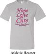 Breast Cancer Awareness Hope Love Cure Tall Shirt