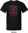 Breast Cancer Awareness Hope Love Cure Tall Shirt