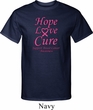 Breast Cancer Awareness Hope Love Cure Tall Shirt