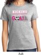 Breast Cancer Awareness Kicking Breast Cancer is Our Goal Ladies Shirt