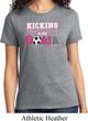 Breast Cancer Awareness Kicking Breast Cancer is Our Goal Ladies Shirt