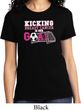 Breast Cancer Awareness Kicking Breast Cancer is Our Goal Ladies Shirt