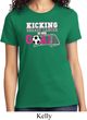 Breast Cancer Awareness Kicking Breast Cancer is Our Goal Ladies Shirt