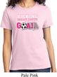 Breast Cancer Awareness Kicking Breast Cancer is Our Goal Ladies Shirt