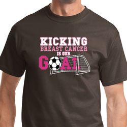 Breast Cancer Awareness Kicking Breast Cancer is Our Goal Shirt