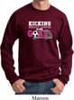 Breast Cancer Awareness Kicking Breast Cancer is Our Goal Sweatshirt