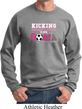 Breast Cancer Awareness Kicking Breast Cancer is Our Goal Sweatshirt