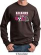 Breast Cancer Awareness Kicking Breast Cancer is Our Goal Sweatshirt