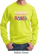 Breast Cancer Awareness Kicking Breast Cancer is Our Goal Sweatshirt