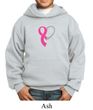 Breast Cancer Awareness Kids Hoodie Ribbon Heart Hoody