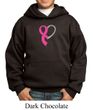 Breast Cancer Awareness Kids Hoodie Ribbon Heart Hoody