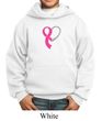 Breast Cancer Awareness Kids Hoodie Ribbon Heart Hoody