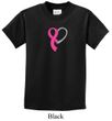 Breast Cancer Awareness Kids Shirt Ribbon Heart Tee T-Shirt