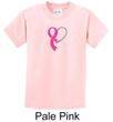 Breast Cancer Awareness Kids Shirt Ribbon Heart Tee T-Shirt