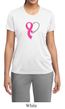 Breast Cancer Awareness Ladies Shirt Ribbon Heart Moisture Wicking Tee