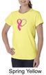 Breast Cancer Awareness Ladies Shirt Ribbon Heart Organic Tee T-Shirt