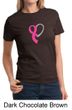 Breast Cancer Awareness Ladies Shirt Ribbon Heart Tee T-Shirt