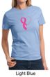 Breast Cancer Awareness Ladies Shirt Ribbon Heart Tee T-Shirt
