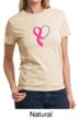 Breast Cancer Awareness Ladies Shirt Ribbon Heart Tee T-Shirt