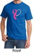 Breast Cancer Awareness Mens Shirt Heart Ribbon Tee T-Shirt