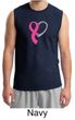 Breast Cancer Awareness Mens Shirt Ribbon Heart Muscle Tee T-Shirt