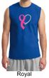 Breast Cancer Awareness Mens Shirt Ribbon Heart Muscle Tee T-Shirt