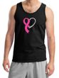 Breast Cancer Awareness Mens Tanktop Ribbon Heart Tank Top