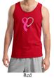 Breast Cancer Awareness Mens Tanktop Ribbon Heart Tank Top