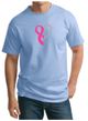Breast Cancer Awareness Mens Shirt Ribbon Heart Tall Tee T-Shirt
