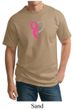 Breast Cancer Awareness Mens Shirt Ribbon Heart Tall Tee T-Shirt