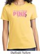 Breast Cancer Awareness My Team Wears Pink For a Cure Ladies Shirt