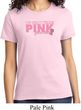 Breast Cancer Awareness My Team Wears Pink For a Cure Ladies Shirt