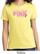 Breast Cancer Awareness My Team Wears Pink For a Cure Ladies Shirt