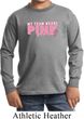 Breast Cancer Awareness My Team Wears Pink Kids Long Sleeve Shirt