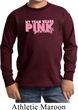 Breast Cancer Awareness My Team Wears Pink Kids Long Sleeve Shirt