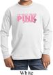 Breast Cancer Awareness My Team Wears Pink Kids Long Sleeve Shirt