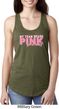 Breast Cancer Awareness My Team Wears Pink Ladies Ideal Tank Top